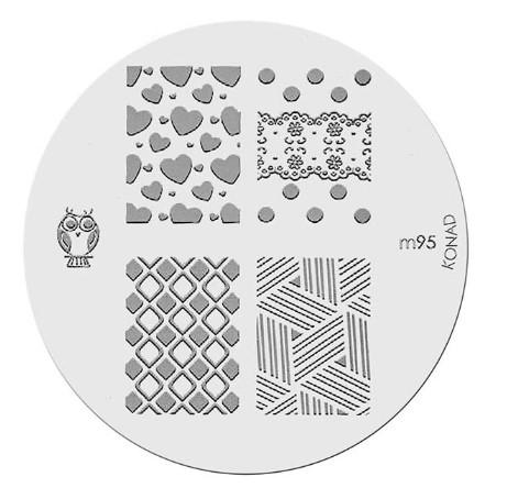 Konad Placa De Diseños Kim95