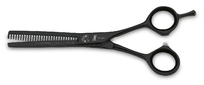 3 Claveles Tijera Titanium Negra Esculpir Es28 Hrc60 5.5 Pulgadas Ref. 12497