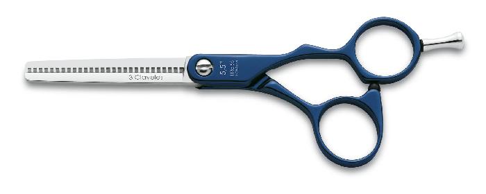 3 Claveles Tijera Aluminio Azul Esculpir 28 Dientes Acero Hrc56 Filo Suave 5.5 Pulgadas Ref. 12608