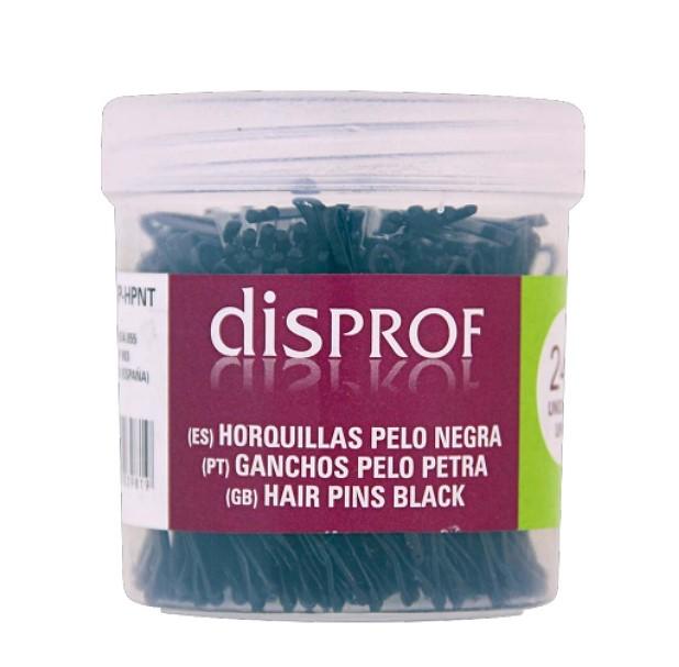 Disprof Clips Negro 240 Und. Ref. Vp-hpnt  (tarrina) Disrof
