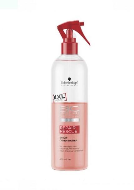 Schwarzkopf Bc Repair Rescue Spray Acondicionador Hidratante 400 Ml.