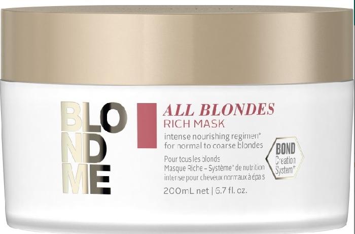 Schwarzkopf Blondme Enriquecida Mascarilla 200 Ml. Ref. 2630805