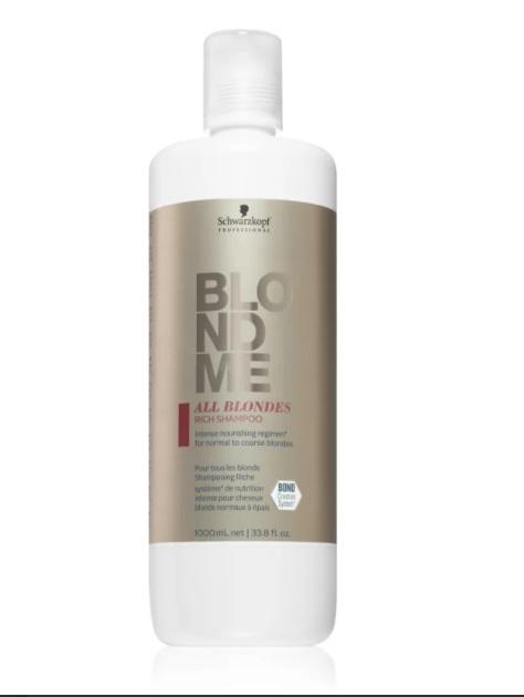 Schwarzkopf Blondme Frio Matizador Champu 1000 Ml. Ref. 2849693