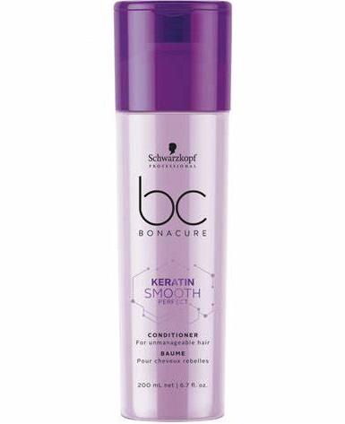 Schwarzkopf Bc Keratin Smooth Acondicionador Brillo  200 Ml.