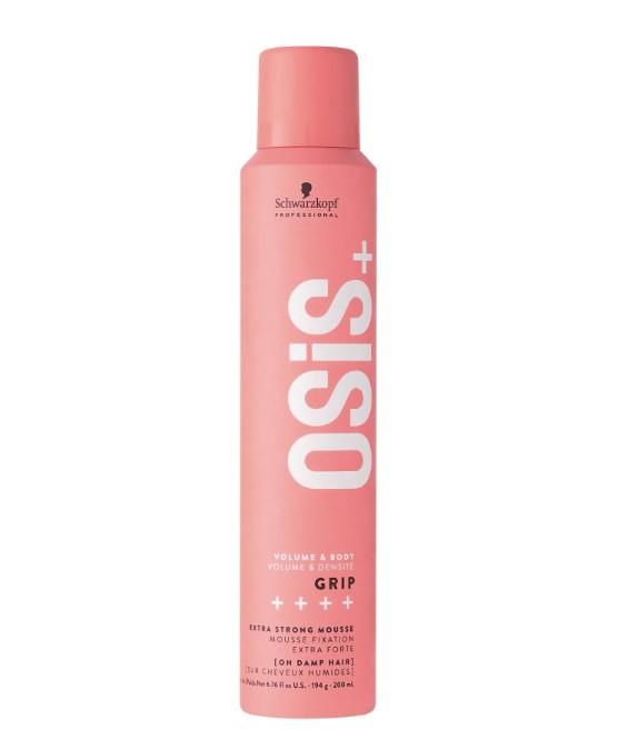 Schwarzkopf Osis Style Grip- Espuma Fijacion Fuerte 200 Ml. Ref. 2871836