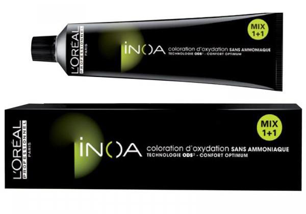 Loreal Tinte Permanente Inoa En Gel Sin Amoniaco N.  5.26 High Resist Castaño Claro Irisado Rojizo Tubo 60 Grs
