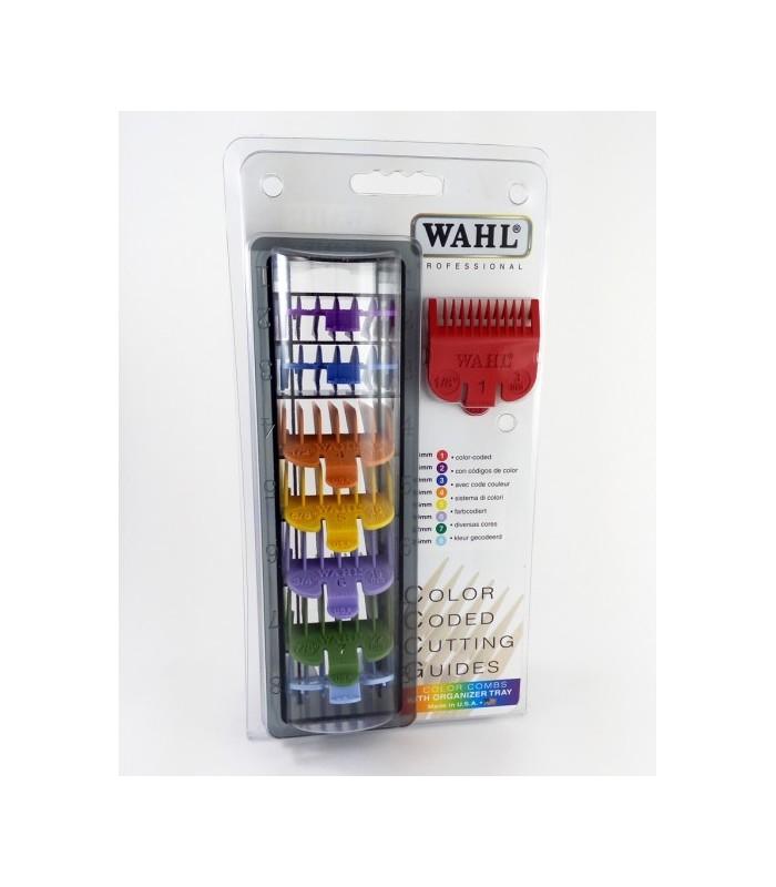 Wahl Peine Recalce Plastico Pack Del 1 Al 8 Colores Ref. 03170-400