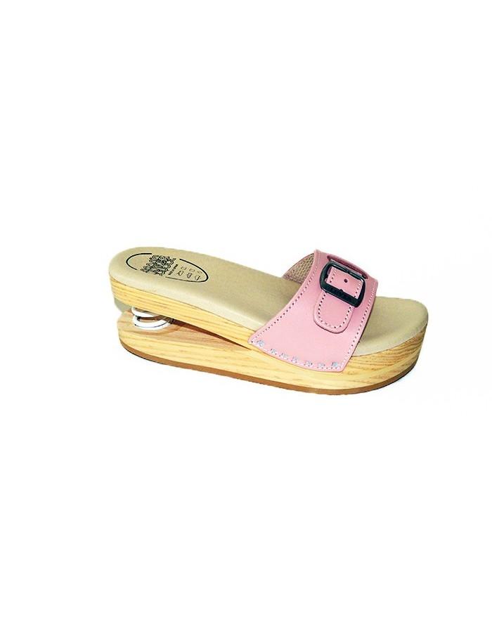Luver Zueco Sandalia Muelle 1 Tira Mod.2103 Rosa 39