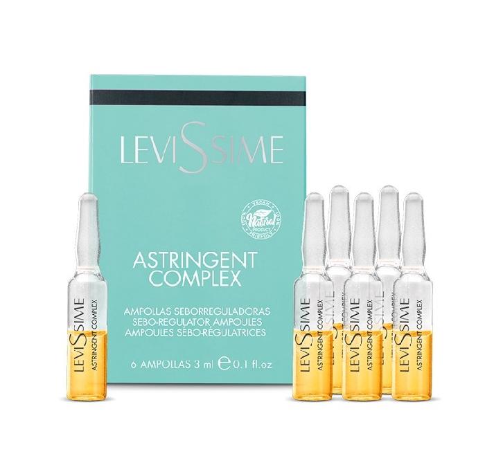 Levissime Viales Facial Astringent Complex 6 X 3 Ml. Pieles Grasa Y Acne Ref. 5950