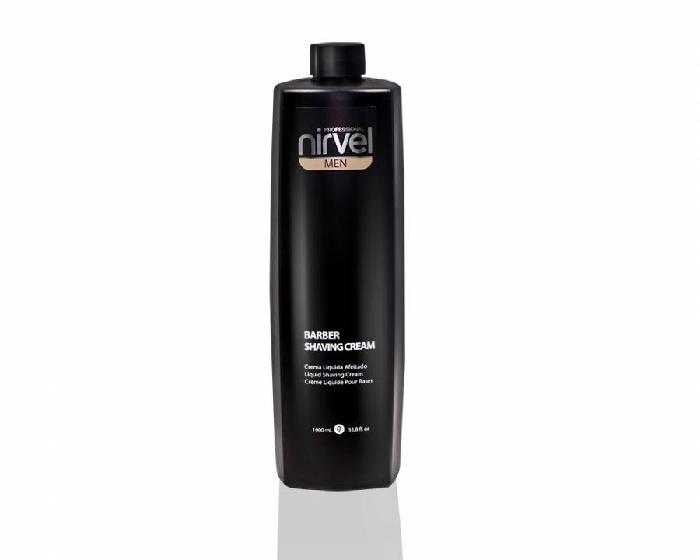 Nirvel Men Crema Liquida De Afeitado Barber Shaving Cream 1000 Ml. Ref. 6594