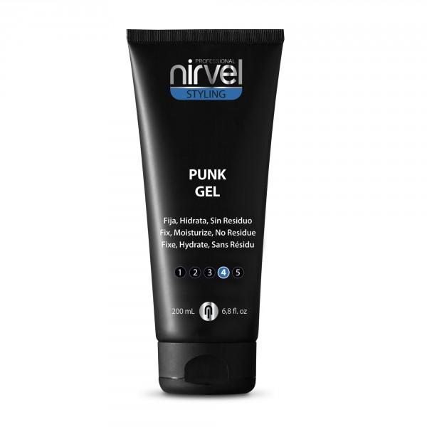 Nirvel Styling Gel Fijacion Fuerte Nivel 4 Punk Gel 200 Ml. Ref. 6667