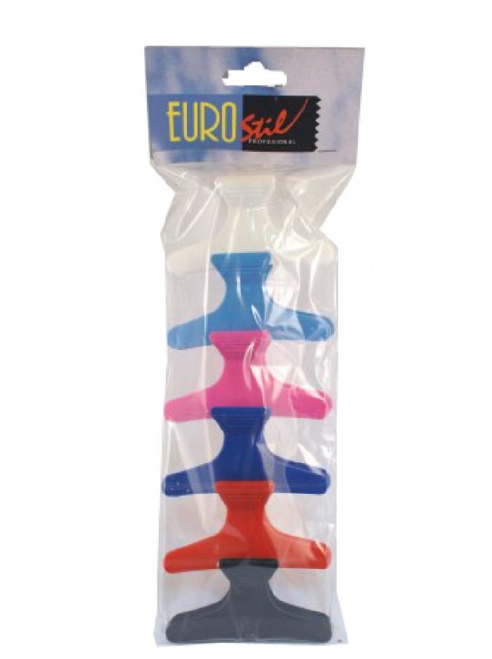 Eurostil Grapas Plastico 6 Unds. Grande Ref. 83