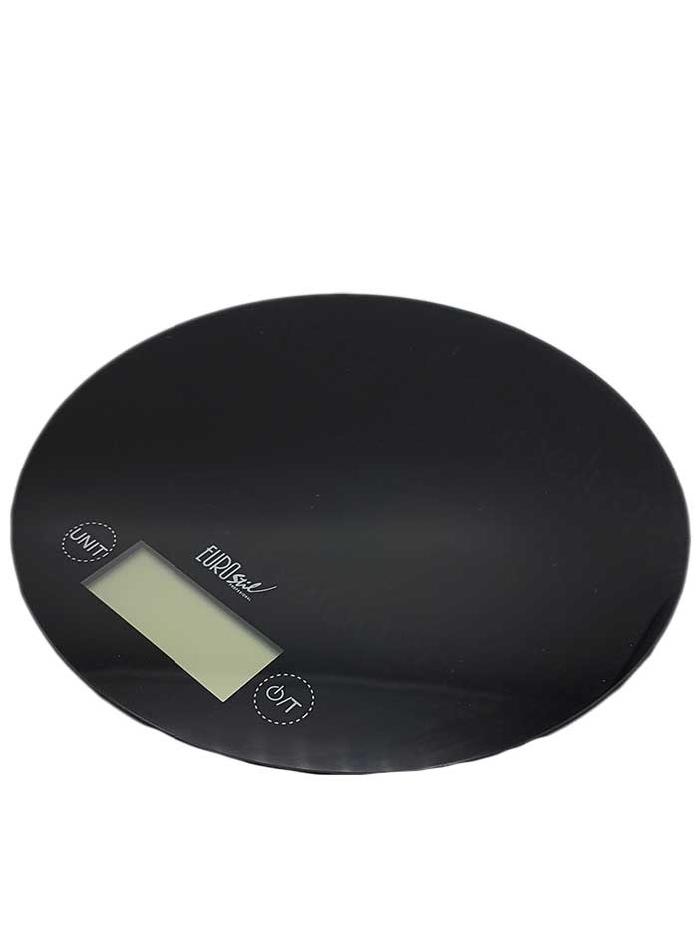 Eurostil Balanza Digital Negra Redonda 5kg   Ref. 04803/50