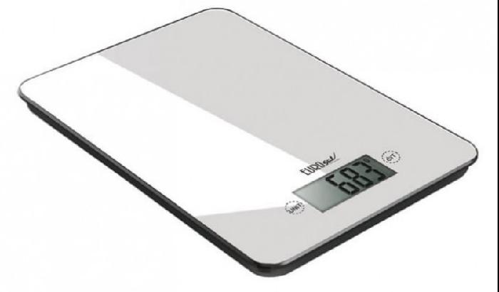 Eurostil Balanza Digital Blanca Rectangular 5kg   Ref. 04804/58