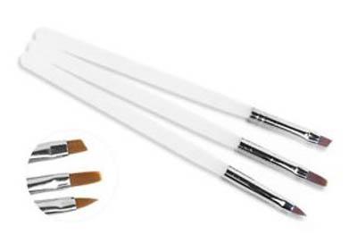 Etecmed Set 3 Pinceles Para Uñas Artificiales Ref. 90318