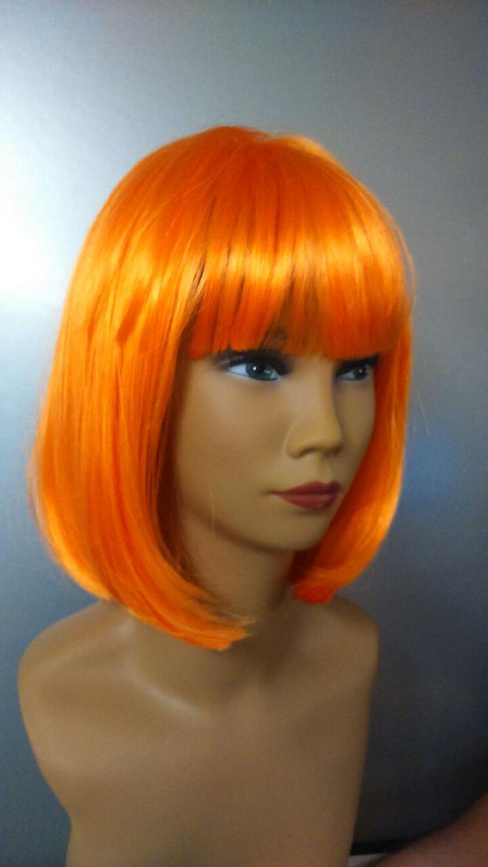 Peluca Fantasia 7607 30 Ctm Con Flequillos Tipo Cleopatra Natura Hair Systen