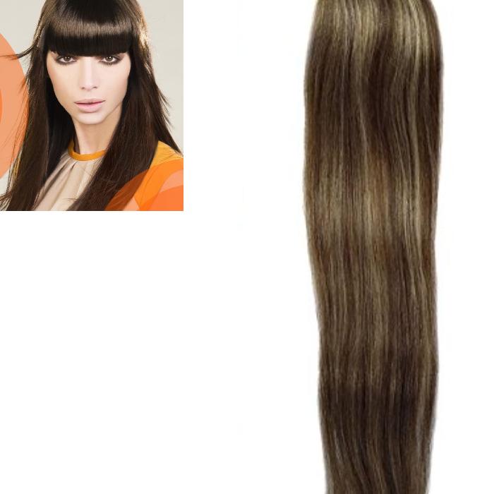 Extensiones Tejidas Cabello Natural 45cm 60 Gr Color 004-l8 - Play Extensions -.