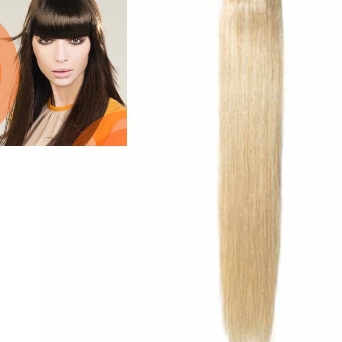 Extensiones Tejidas Cabello Natural 45cm 60 Gr Color 613 - Play Extensions -.