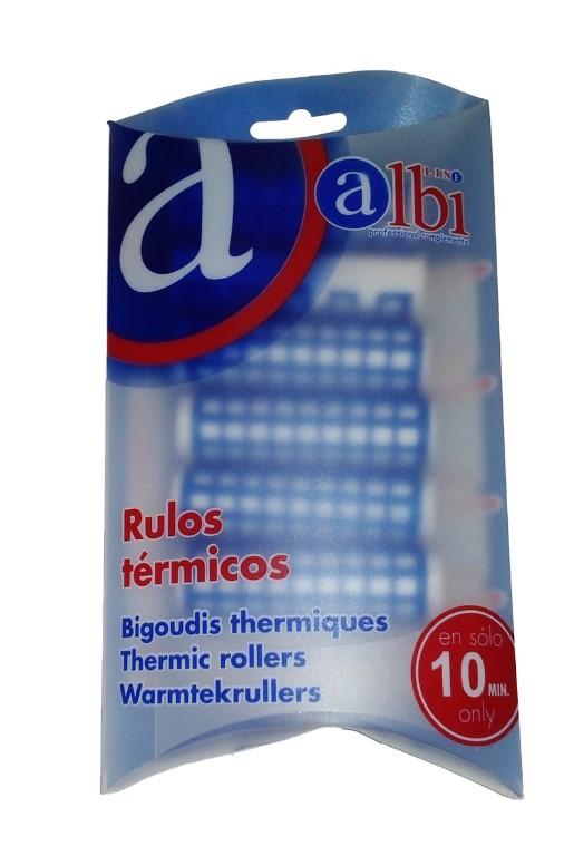 Albipro Rulos Termicos Pequeño 6 Unds 7 Ctm. Ø 15 Mm Ref. Rt6p
