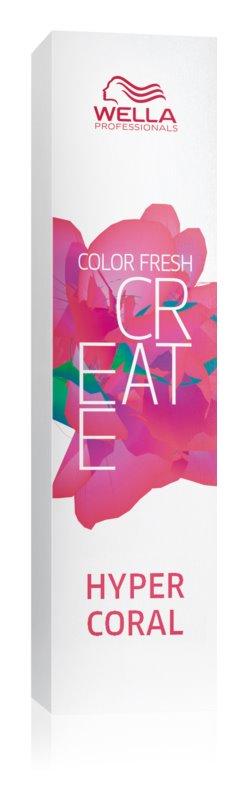 Wella Color Tinte Semipermanente Color Fresh Create Hyper Coral 60 Ml.