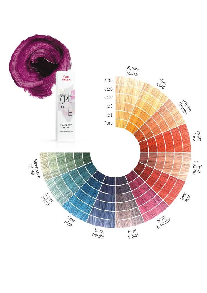Wella Color Tinte Semipermanente Color Fresh Create Clear 60 Ml.