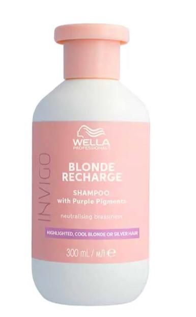 Wella Care Champu Invigo Blonde Recharge Cool Blond 300 Ml.