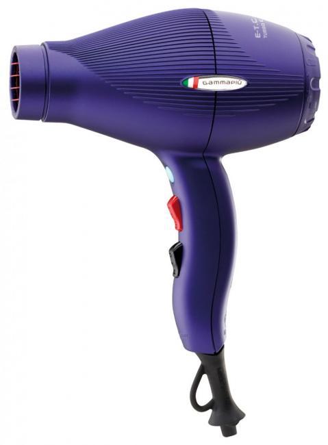 Gamma Piu Secador E-t.c. Light Tormalionic Ultraligero Azul Opaco 2100w Ref. Pagametclig-246