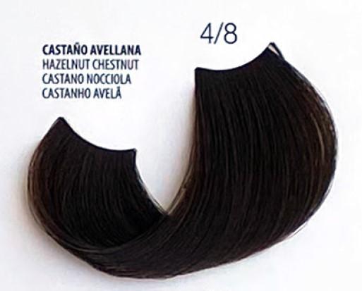 Fusion Tinte Permanente En Crema N. 4. 8 Castaño Avellana 150 Ml