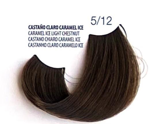 Fusion Tinte Permanente En Crema N. 5.12 Castaño Claro Caramel Ice 150 Ml