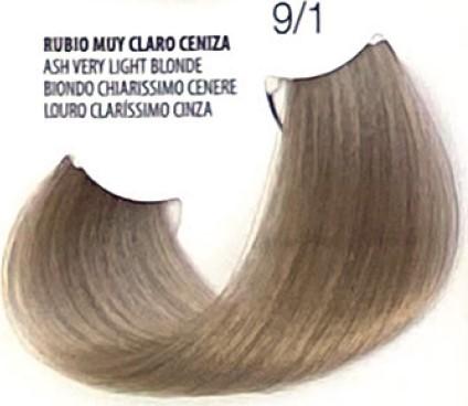 Fusion Tinte Permanente En Crema N. 9. 1 Rubio Muy Claro Ceniza 150 Ml