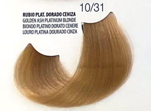 Fusion Tinte Permanente En Crema N. 10.31 Rubio Platinado Ceniza 150 Ml