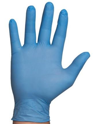 Rubberex Guantes Nitrilo Touch 100 Unids Blue Sin Polvo 3.5grs Talla 1 S Ref: 125