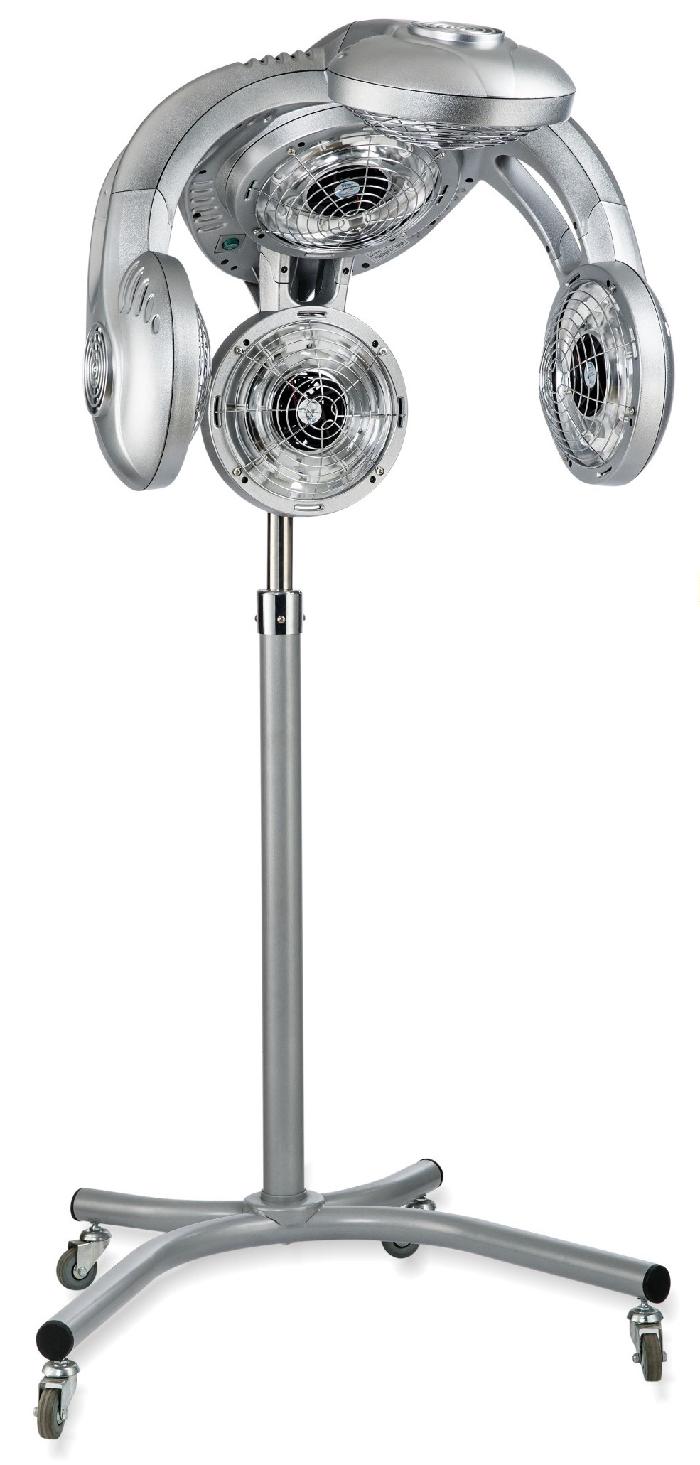 Damo Climazon Anix 3600 Plata O Antracita Con Pie Calor+aire