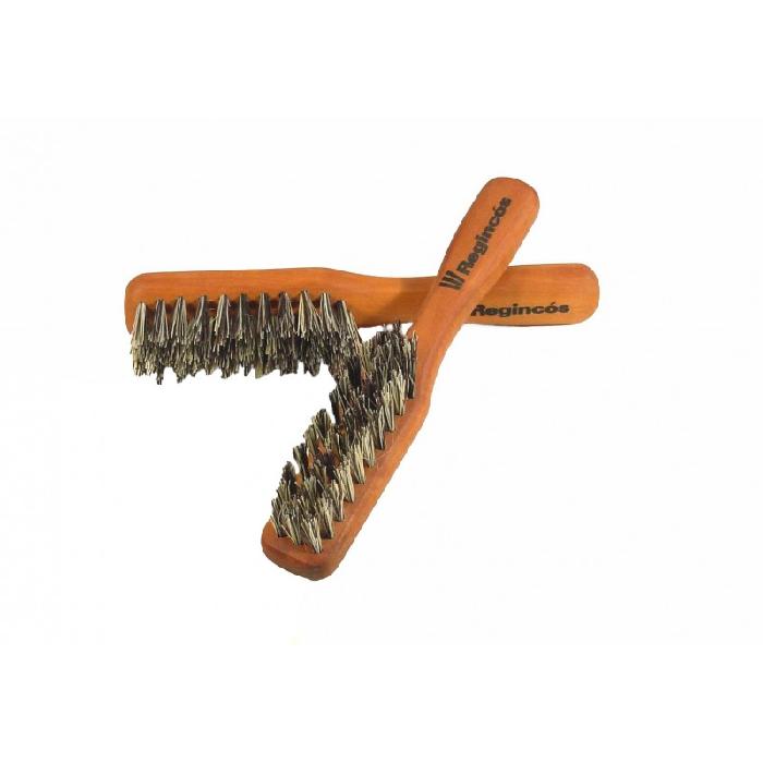 Regincos Men Cepillo Mini Barba Y Bigotes Vegano (fibra Vegetal No Animal) Ref. 18015