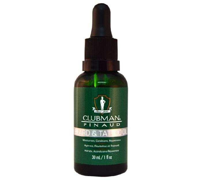 Clubman Aceite Para Barba Y Tatuajes 30 Ml. Ref. 28003
