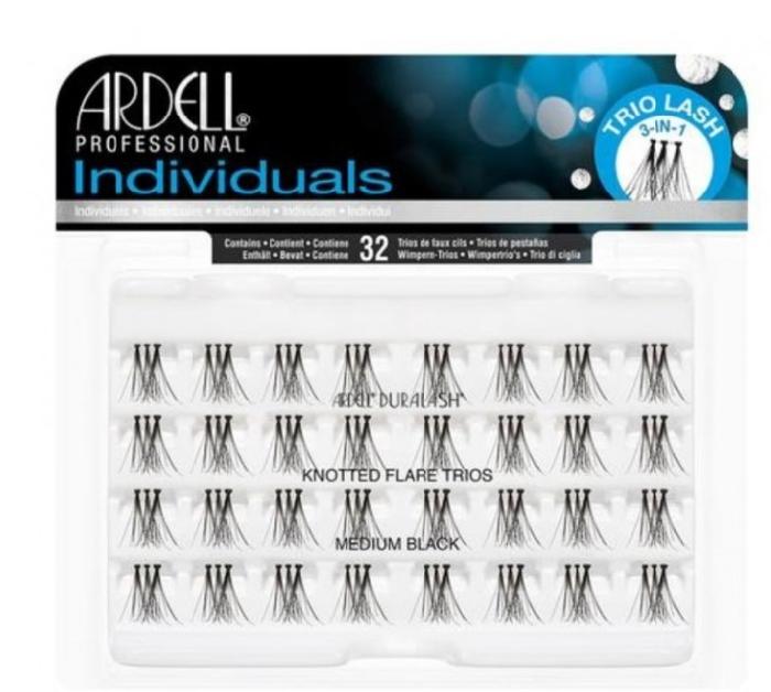 Ardell Pestañas Individuales Trio Medium Black Ref. 62158