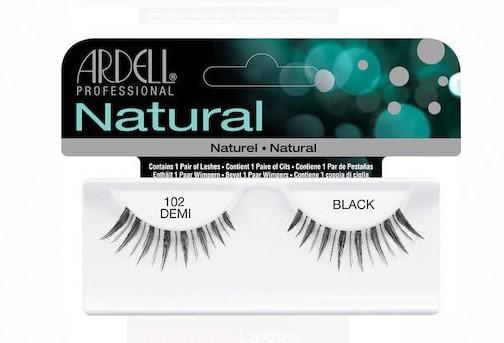 Ardell Pestañas Natural 102 Demi Black Ref. 65083 Nueva Ref. 60210