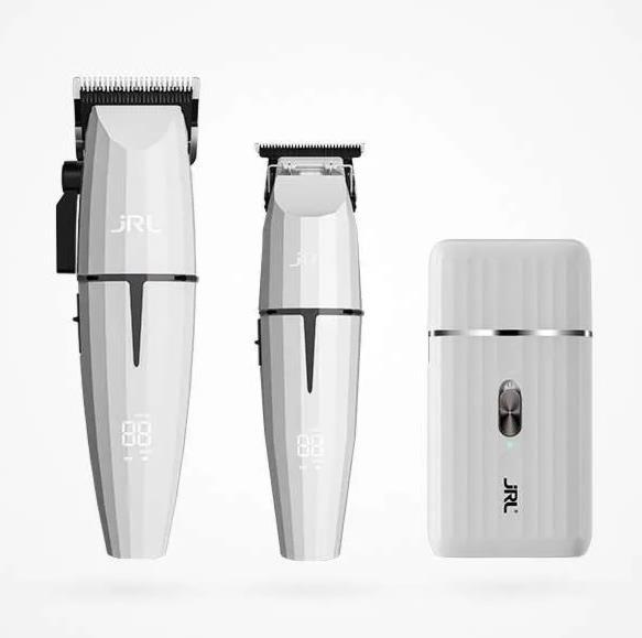 Jrl Maquina Onix Ghost Combo Kit 2 Blanco Edition  Clipper-trimmer-shave  Sin Cable  Ref. Zzmaq30457